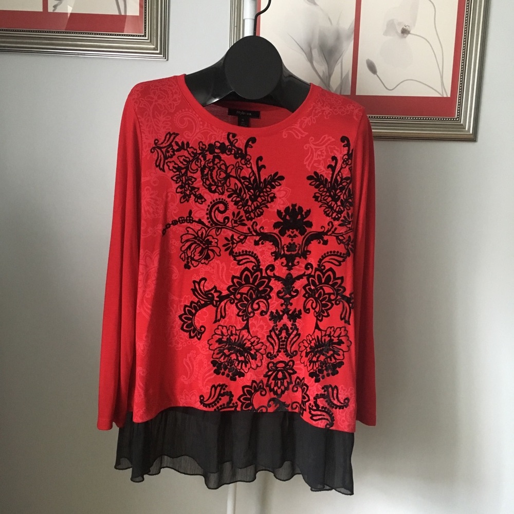 Adorable Black and Red Shirt